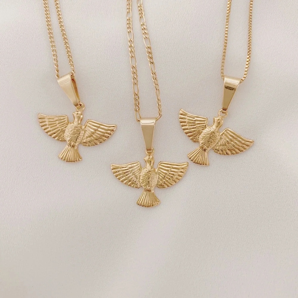Dove Spirit Necklace | 18k Gold Filled - Picture 1 of 6